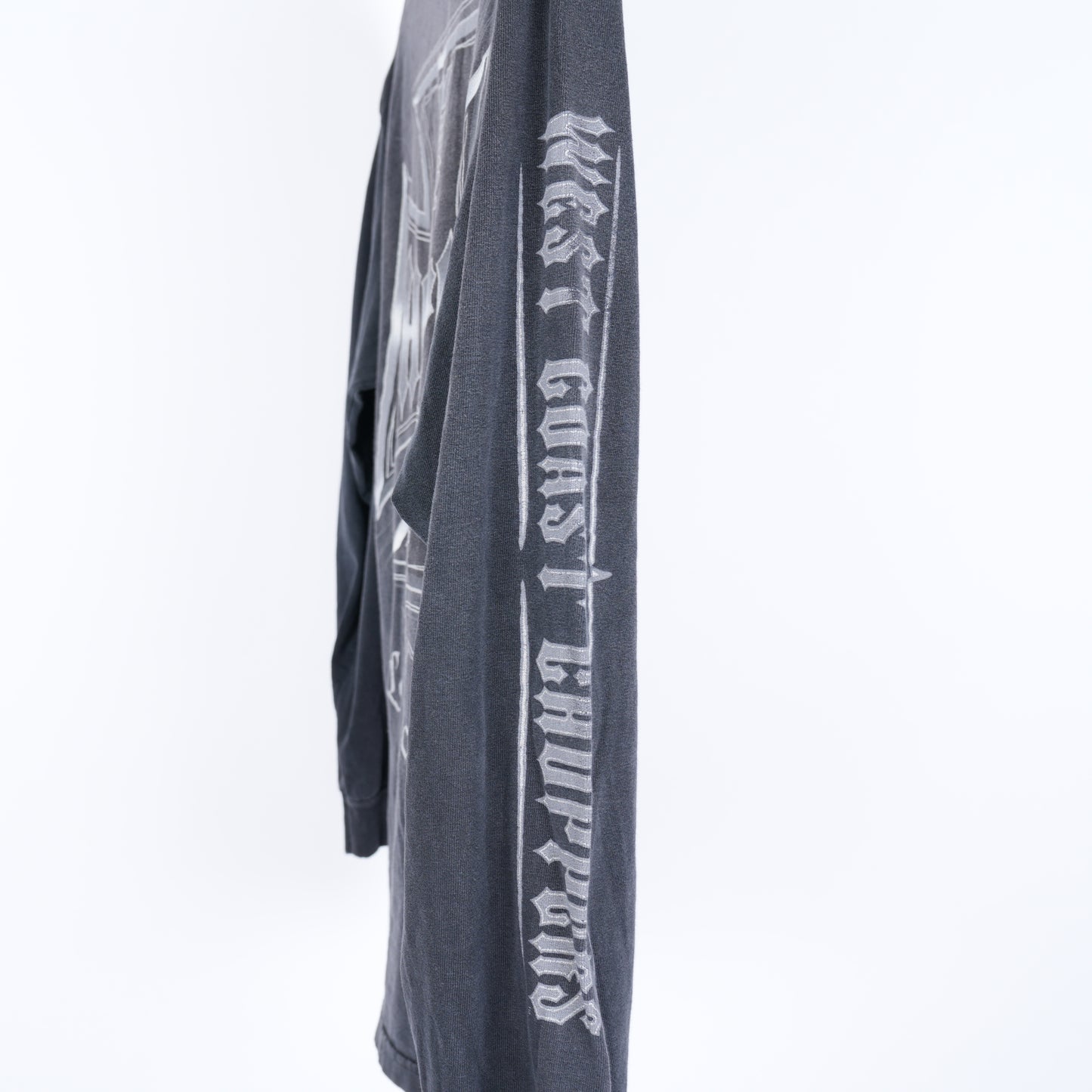 WCC LOGO GREY FADED LONG SLEEVE LONG BEACH T-SHIRT