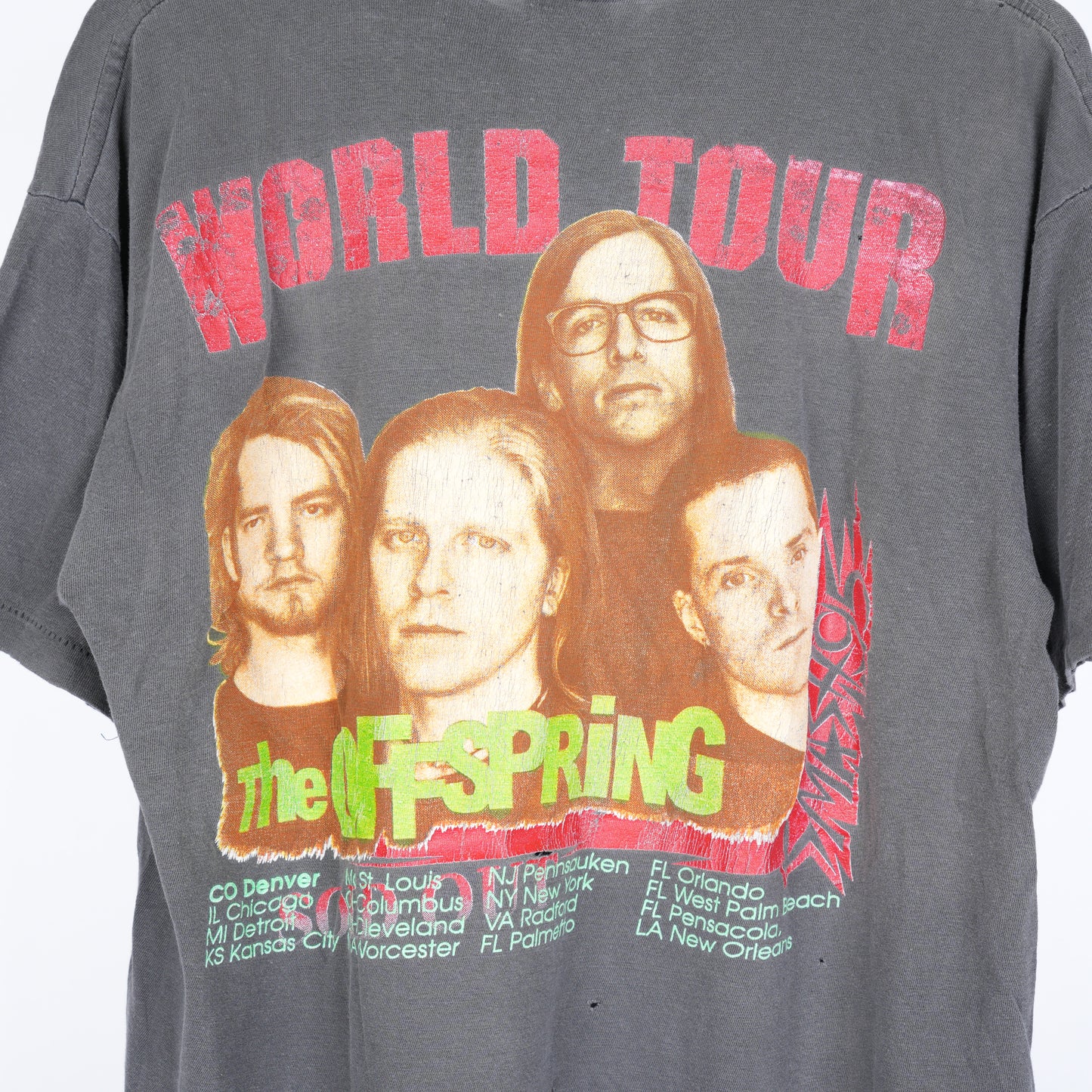 VINTAGE FADED OFFSPRING WORLD TOUR TEE