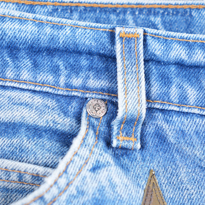 CHROME HEARTS CAMO STAR PATCH ORANGE TAB DENIM