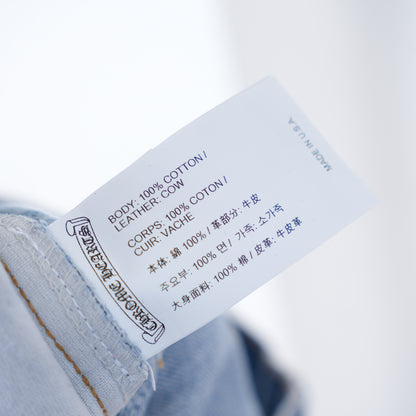 CHROME HEARTS CAMO STAR PATCH ORANGE TAB DENIM