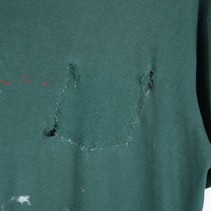 BLANK VINTAGE GREEN POCKET T-SHIRT