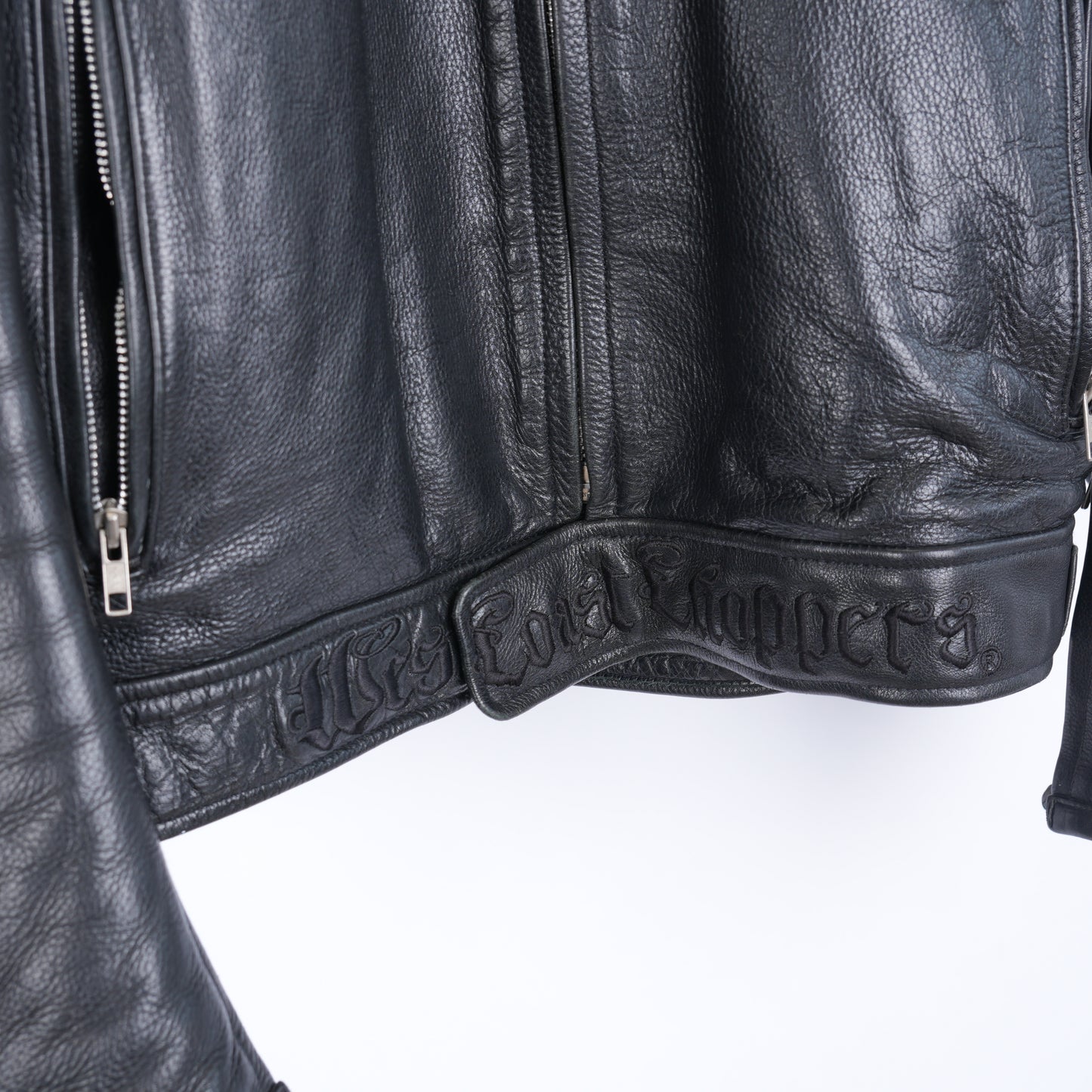 VINTAGE WEST COAST CHOPPERS BIKER LEATHER JACKET