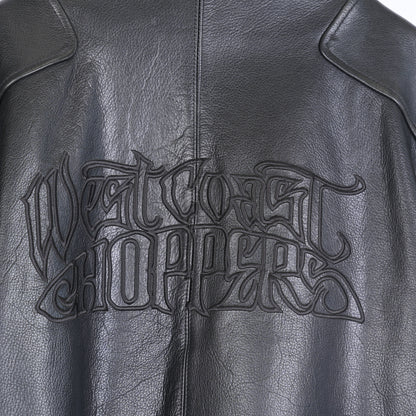 VINTAGE WEST COAST CHOPPERS BIKER LEATHER JACKET