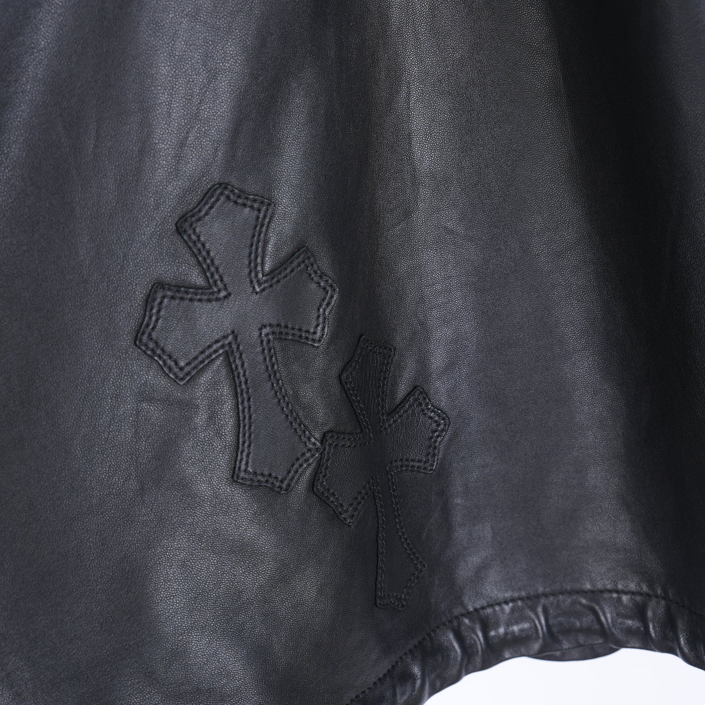 CHROME HEARTS EZ RIDER BIKER QUARTER ZIP JACKET