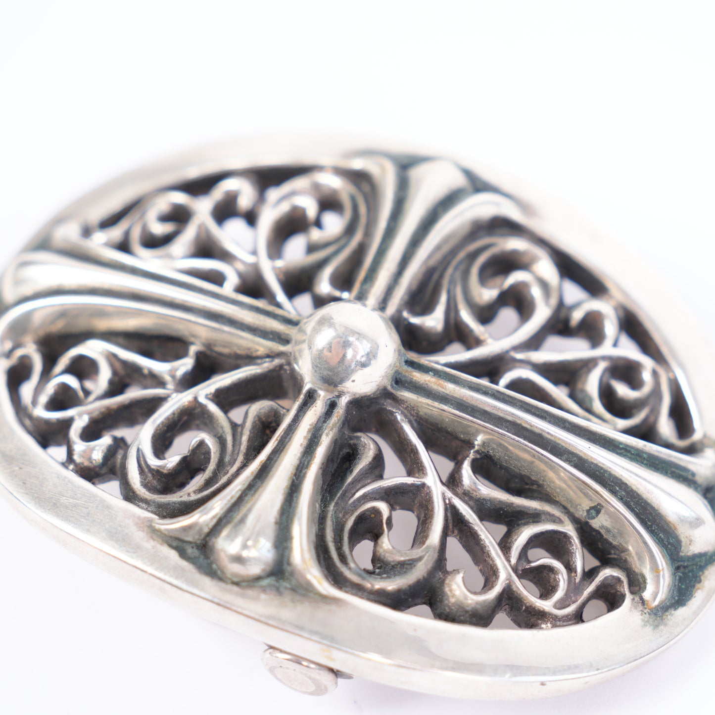 CHROME HEARTS CROSS OVAL BUCKLE BRAND NEW