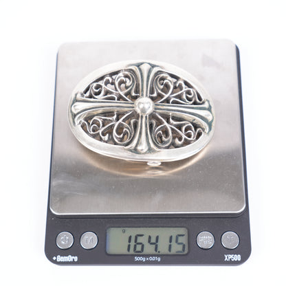 CHROME HEARTS CROSS OVAL BUCKLE BRAND NEW