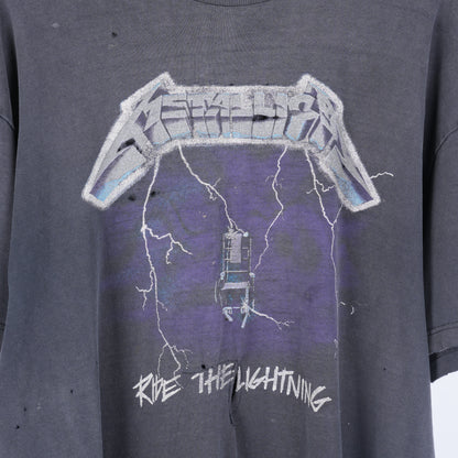 VINTAGE THRASHED METALLICA FADED BAND TEE