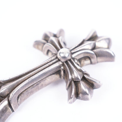 CHROME HEARTS LARGE DOUBLE MALTESE CROSS PENDANT