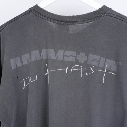 VINTAGE 90S RAMSTEIN DU HAST THRASHED BAND TEE
