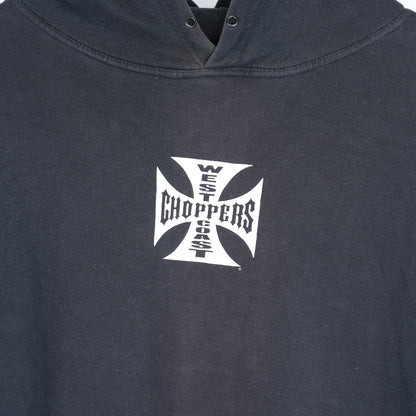 WCC FADED LOGO BLACK HOODIE