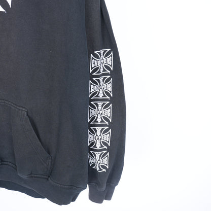 WCC FADED LOGO BLACK HOODIE