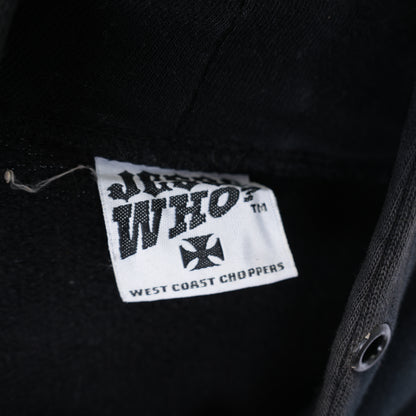 WCC FADED LOGO BLACK HOODIE