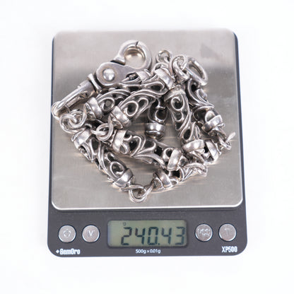 Chrome Hearts 9 LINK CELTIC ROLLER WALLET CHAIN