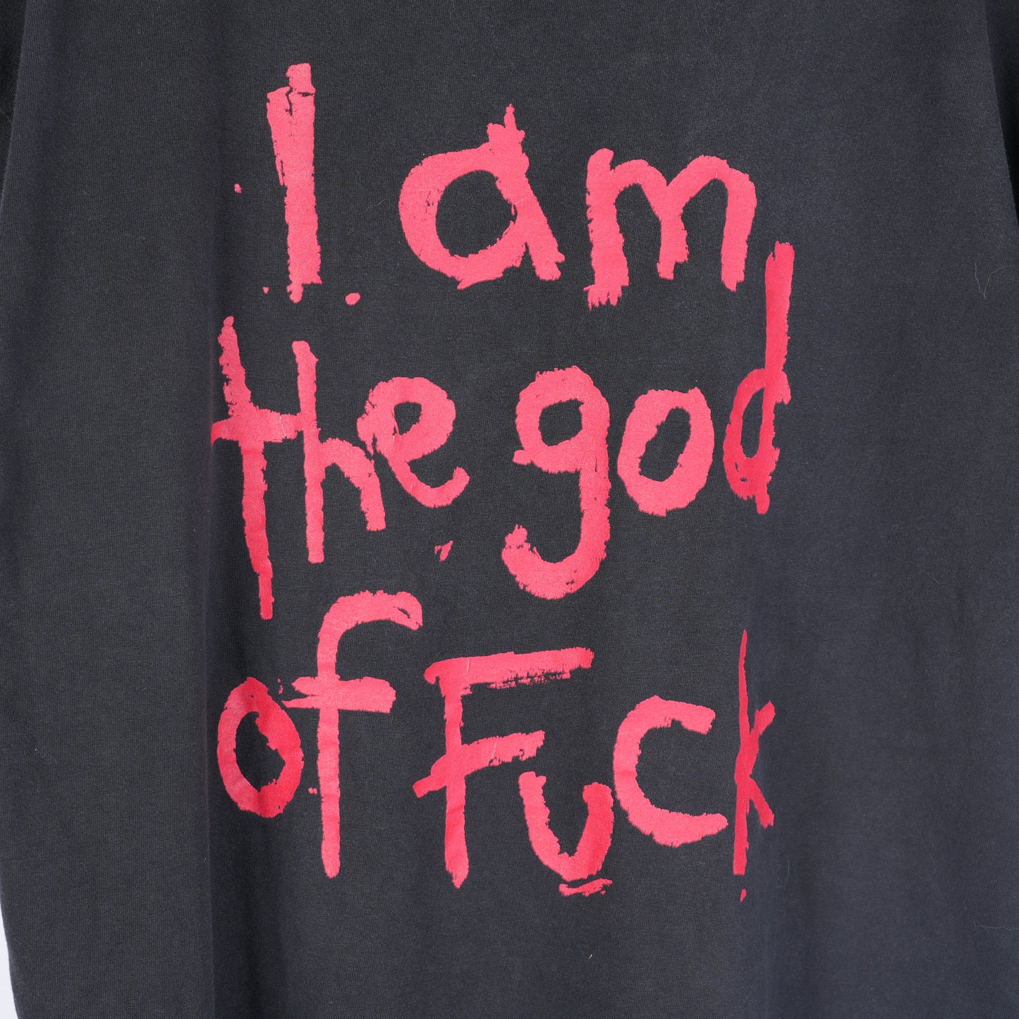 VINTAGE 1994 MARILYN MANSON ‘I AM THE GOD OF FUCK’ CUT OFF BAND TEE