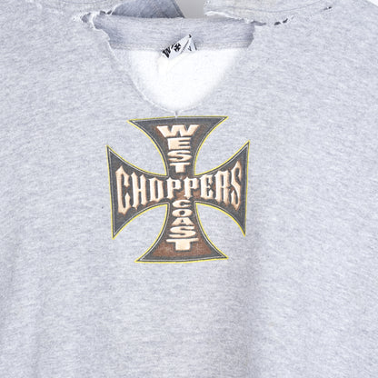 WCC GREY THRASHED HOODIE