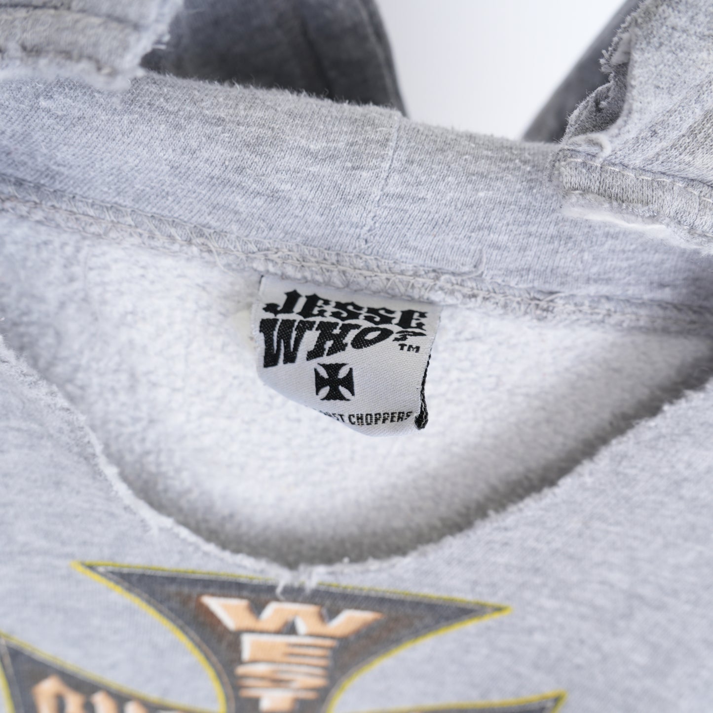 WCC GREY THRASHED HOODIE