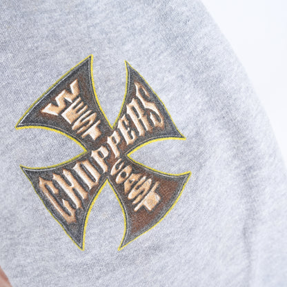 WCC GREY THRASHED HOODIE