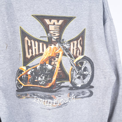 WCC GREY THRASHED HOODIE