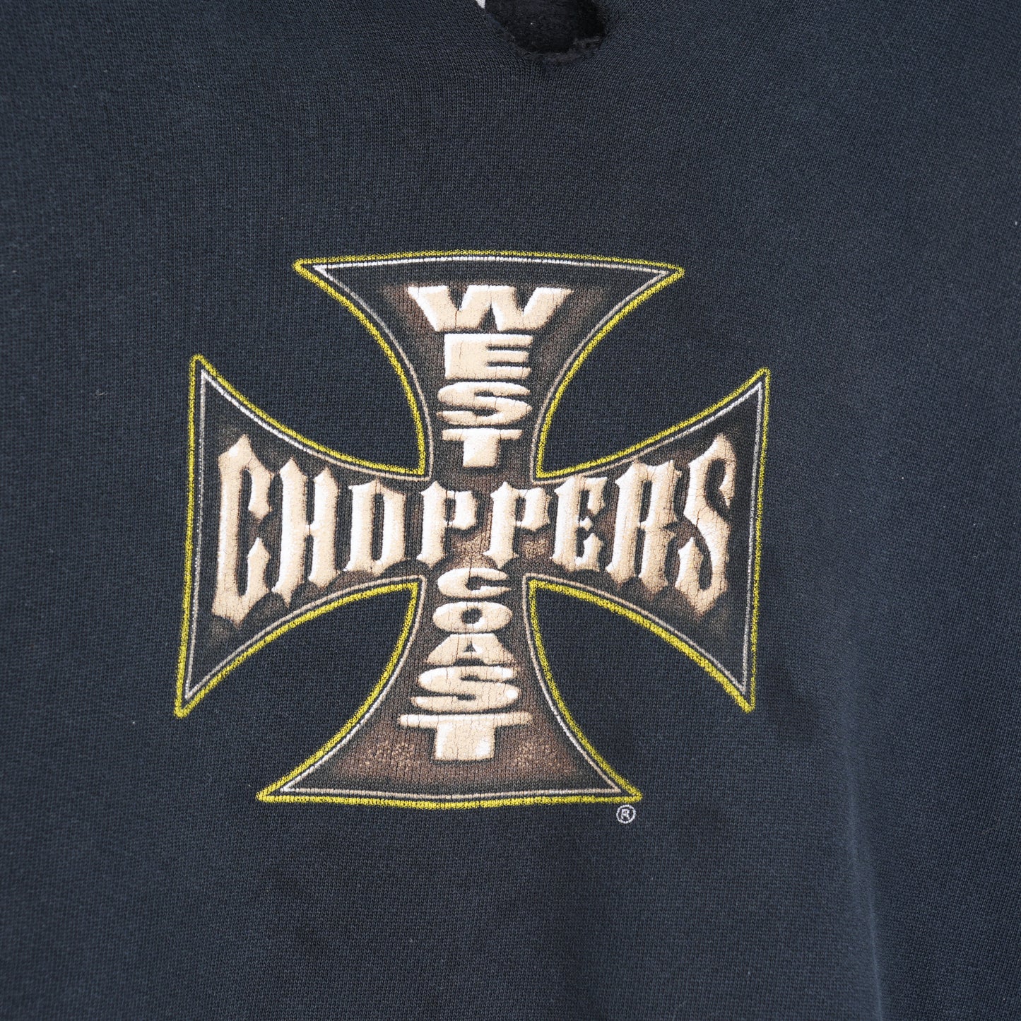 WCC BLACK THRASHED HOODIE