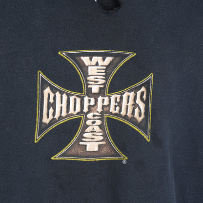 WCC BLACK THRASHED HOODIE