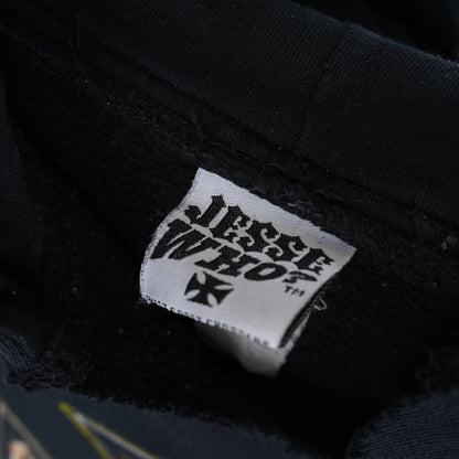 WCC BLACK THRASHED HOODIE