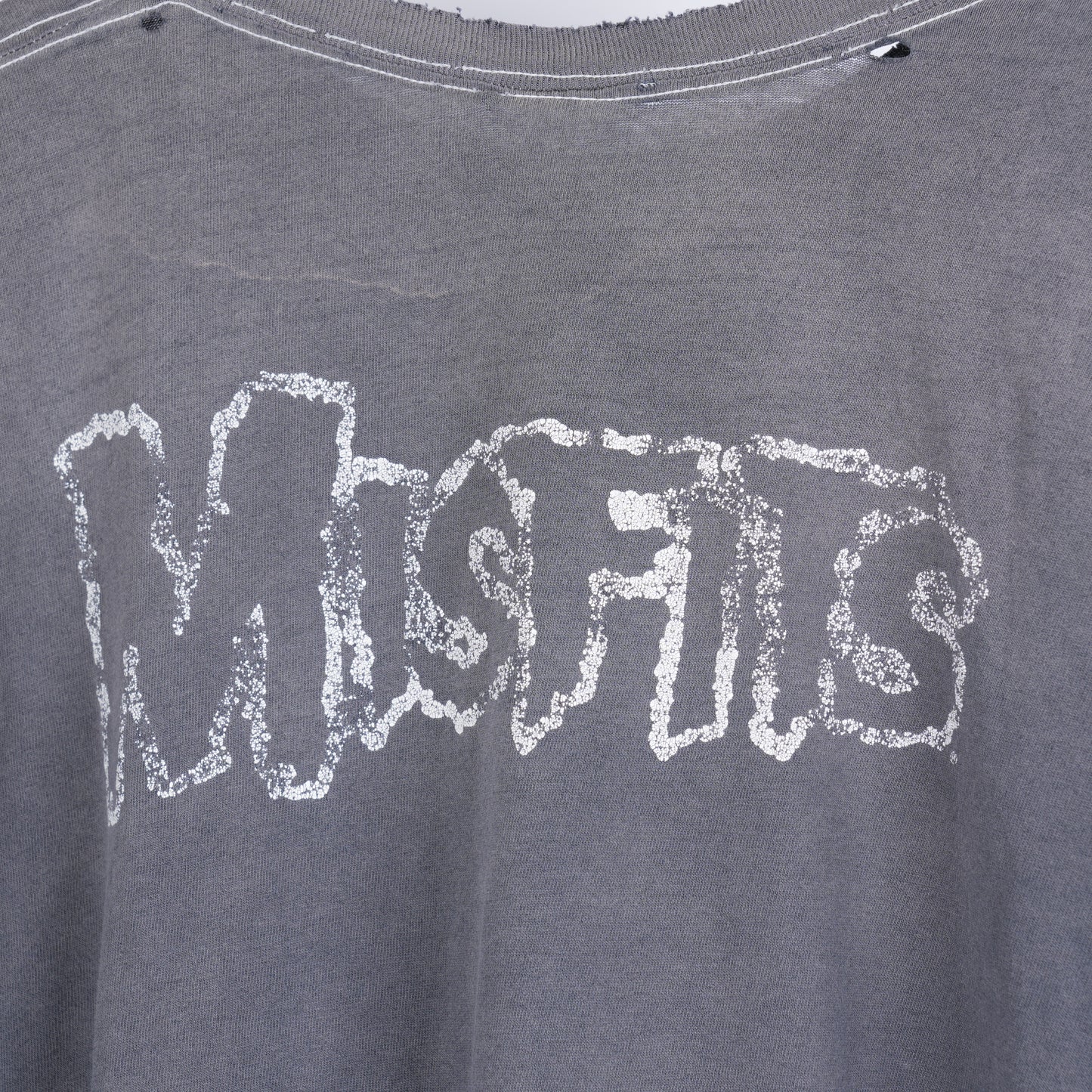 VINTAGE MISFITS THRASHED SKULL TEE