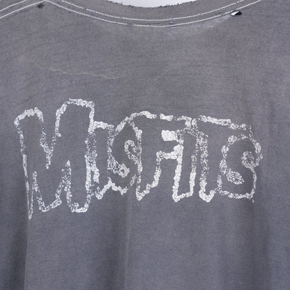 VINTAGE MISFITS THRASHED SKULL TEE