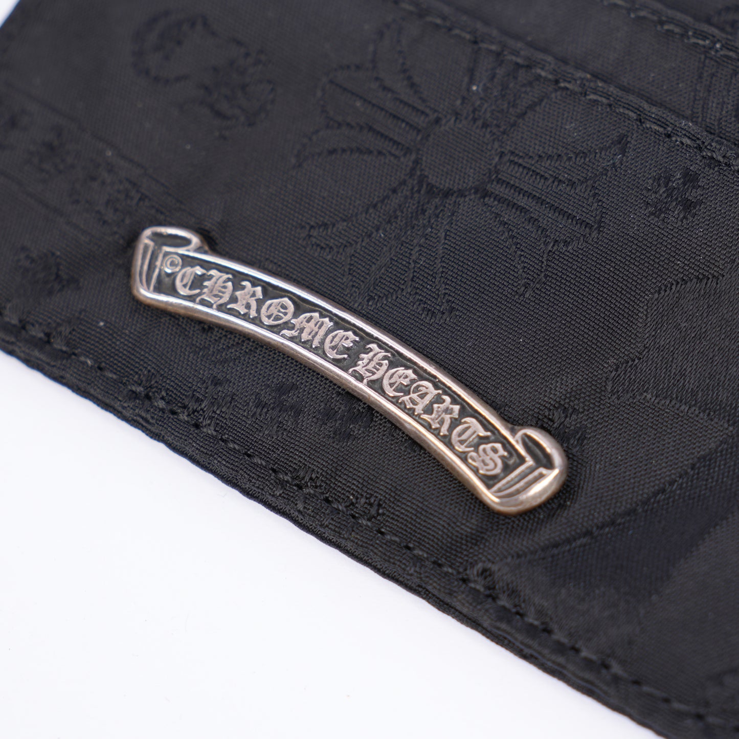 CHROME HEARTS STENCIL NYLON CARD HOLDER WALLET
