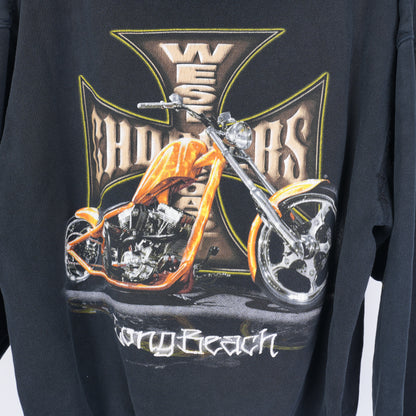 WCC BLACK THRASHED HOODIE