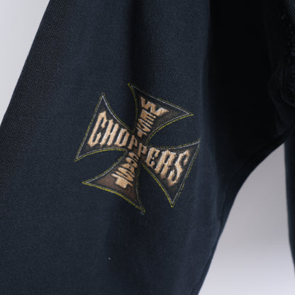 WCC BLACK THRASHED HOODIE