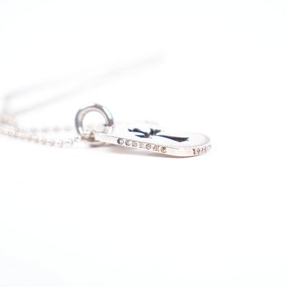 CHROME HEARTS CROSS CUT OUT DOG TAG NECKLACE