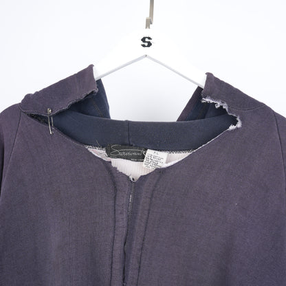 FADED THRASHED 70s PURPLE THERMAL LINED HOODIE