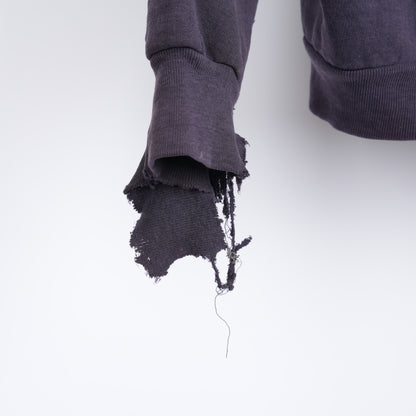 FADED THRASHED 70s PURPLE THERMAL LINED HOODIE