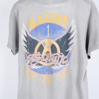 VINTAGE 90'S FADED AEROSMITH PUMP TOUR BAND TEE