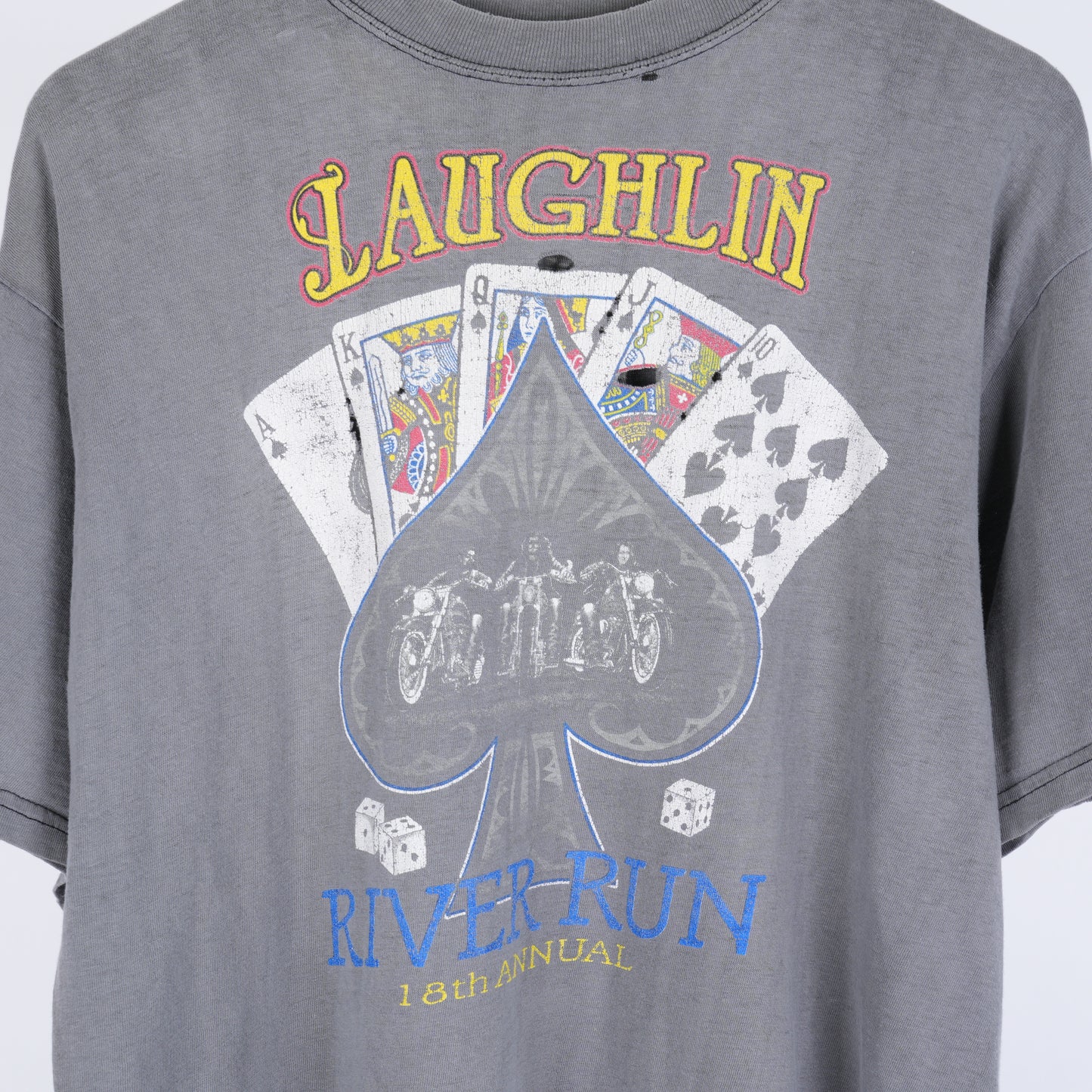 VINTAGE FADED LAUGHLIN RIVER RUN POKER TOUR TEE