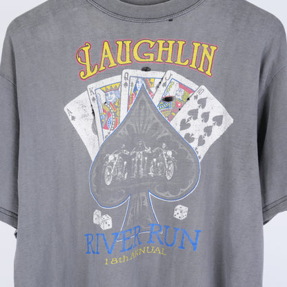 VINTAGE FADED LAUGHLIN RIVER RUN POKER TOUR TEE