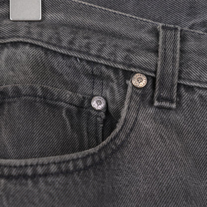 CHROME HEARTS GREY WASH WHITE PATCH LEVIS 501 DENIM