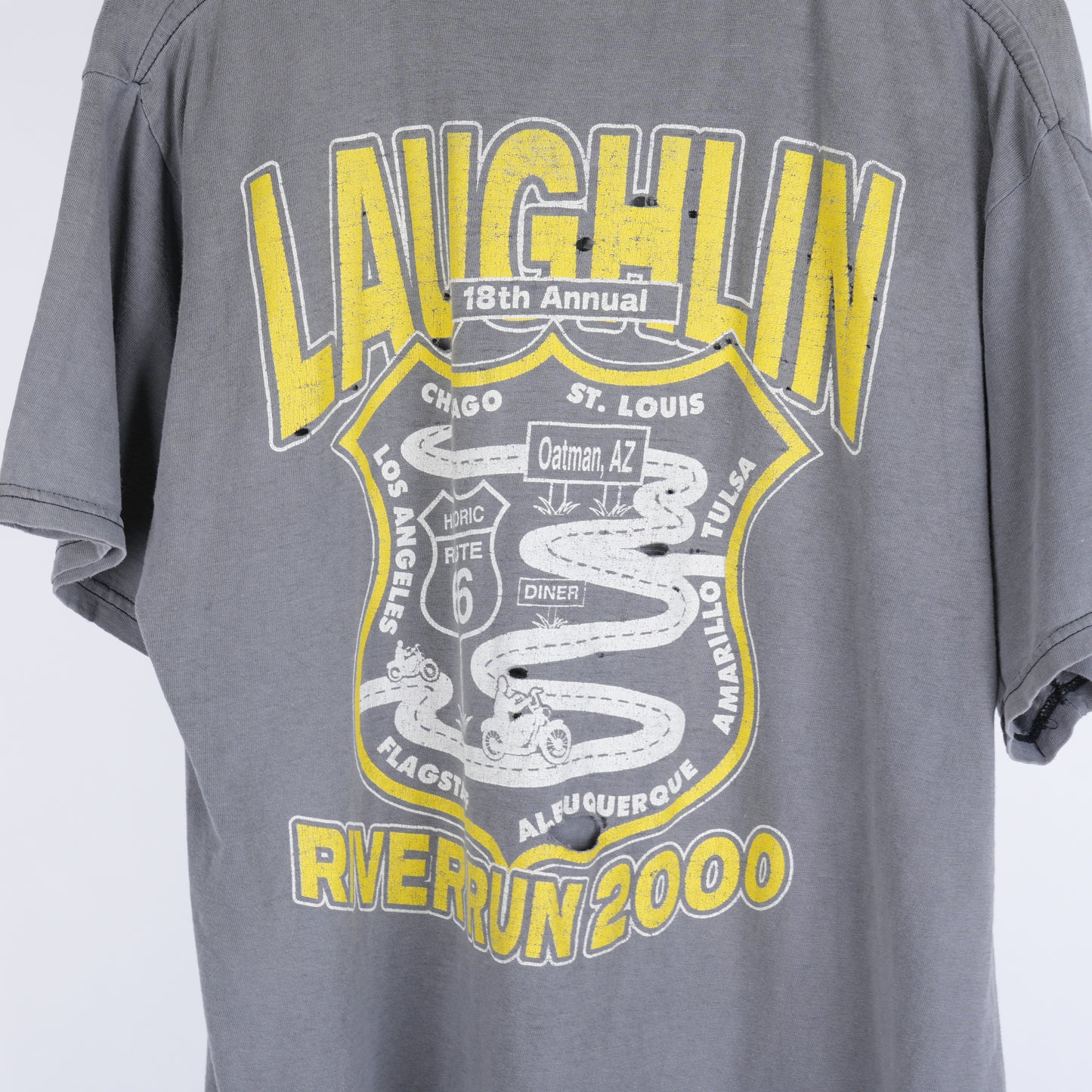 VINTAGE FADED LAUGHLIN RIVER RUN POKER TOUR TEE