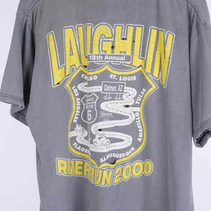 VINTAGE FADED LAUGHLIN RIVER RUN POKER TOUR TEE