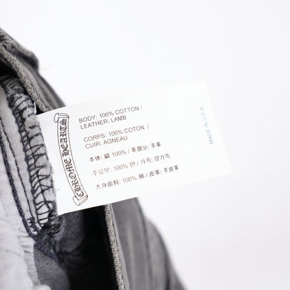 CHROME HEARTS GREY WASH WHITE PATCH LEVIS 501 DENIM