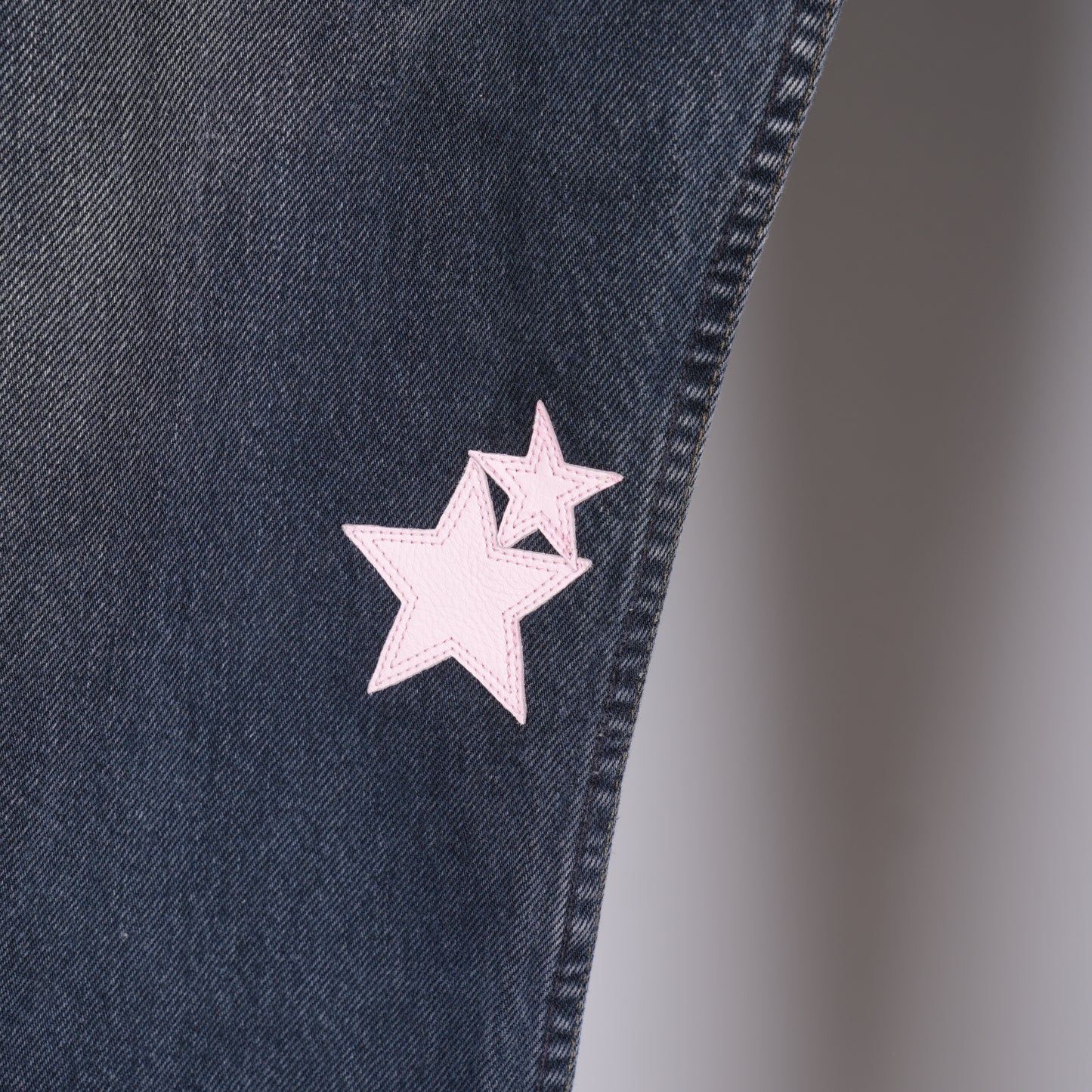 CHROME HEARTS PINK STAR PATCH LEVI'S ORANGE TAB DENIM