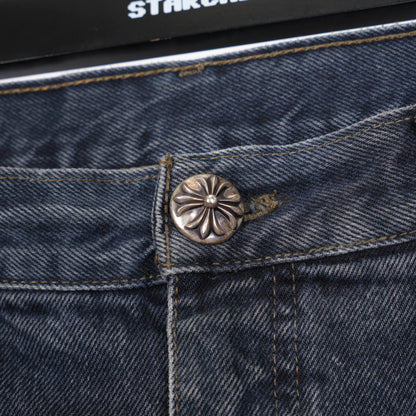CHROME HEARTS PINK STAR PATCH LEVI'S ORANGE TAB DENIM