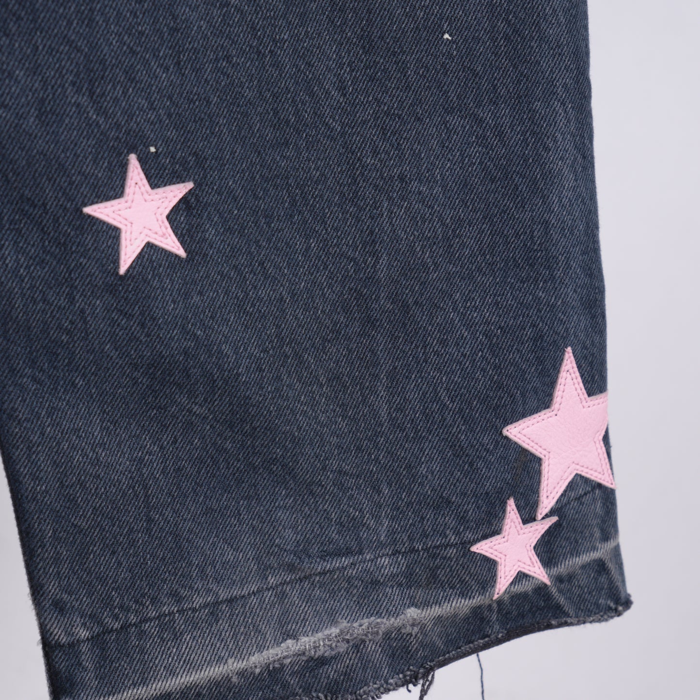 CHROME HEARTS PINK STAR PATCH LEVI'S ORANGE TAB DENIM