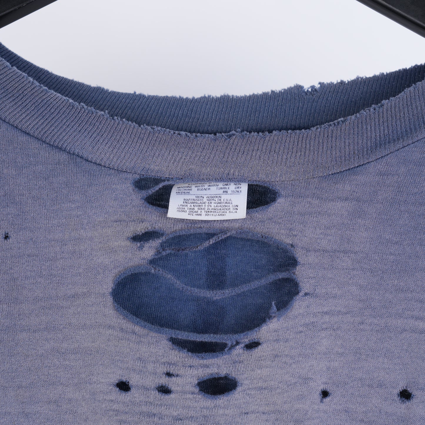 THRASHED FADED VINTAGE BLANK TEE