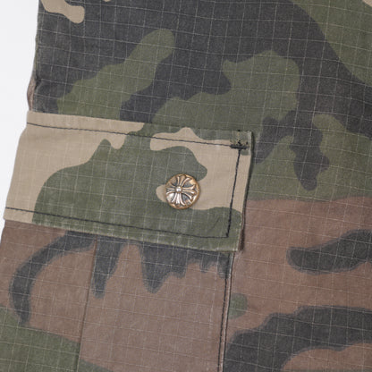 CHROME HEARTS DEVIL DOG CAMO CARGO SHORTS