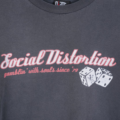 VINTAGE SOCIAL DISTORTION GAMBLIN' WITH SOULS T-SHIRT