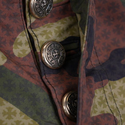 CHROME HEARTS CAMOUFLAGE MONOGRAM DOUBLE KNEE PANTS