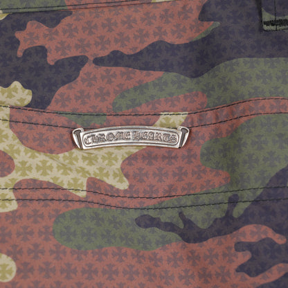 CHROME HEARTS CAMOUFLAGE MONOGRAM DOUBLE KNEE PANTS