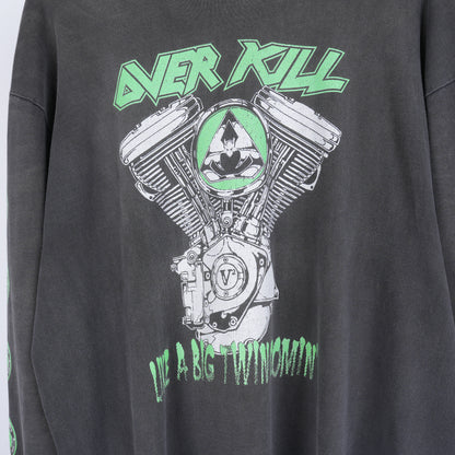 VINTAGE 90'S OVERKILL BAND LONGSLEEVE SHIRT