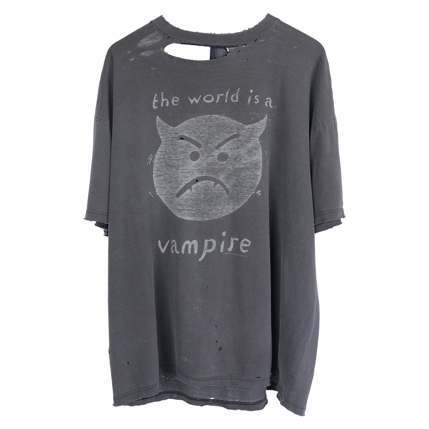 VINTAGE 90'S SMASHING PUMPKINS THE WORLD IS A VAMPIRE THRASHED BAND TEE